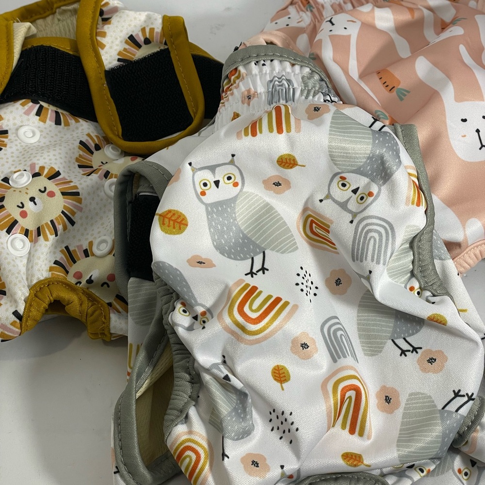 Langsprit  Reusable Washable Dog Diapers Female (3 Pack) NWT